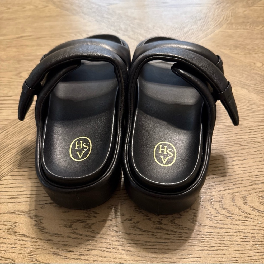 ASH Womens Black Zeta Platform Slide Sandals 41 Or Us 10.5 - Picture 4 of 7
